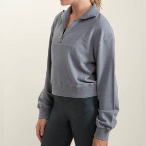 Sea Blue Half Zip Pullover